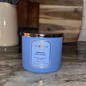 White Barn Midnight Blue Citrus Bath and Body Works Candle